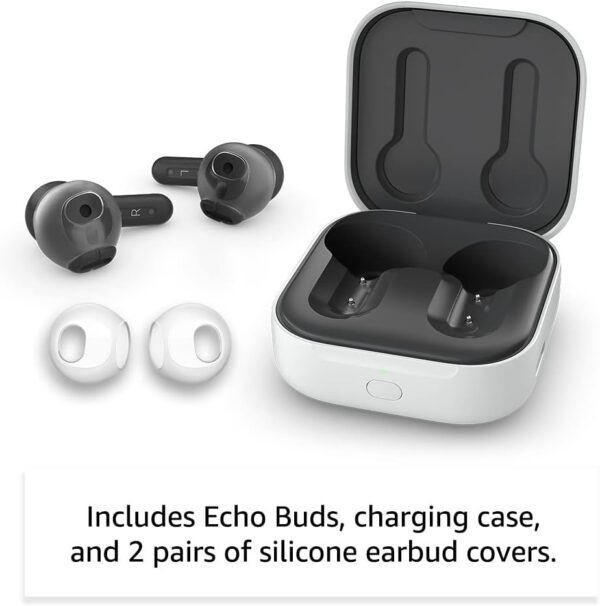 Amazon Echo Buds (newest model), True Wireless Bluetooth 5.2 Earbuds with Alexa, audio personalization, multipoint, 20H battery - Image 13