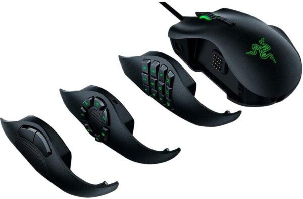 Razer Naga Trinity Gaming Mouse: 16,000 DPI Optical Sensor - Chroma RGB Lighting - Interchangeable Side Plate w/ 2, 7, 12 Button - Image 3