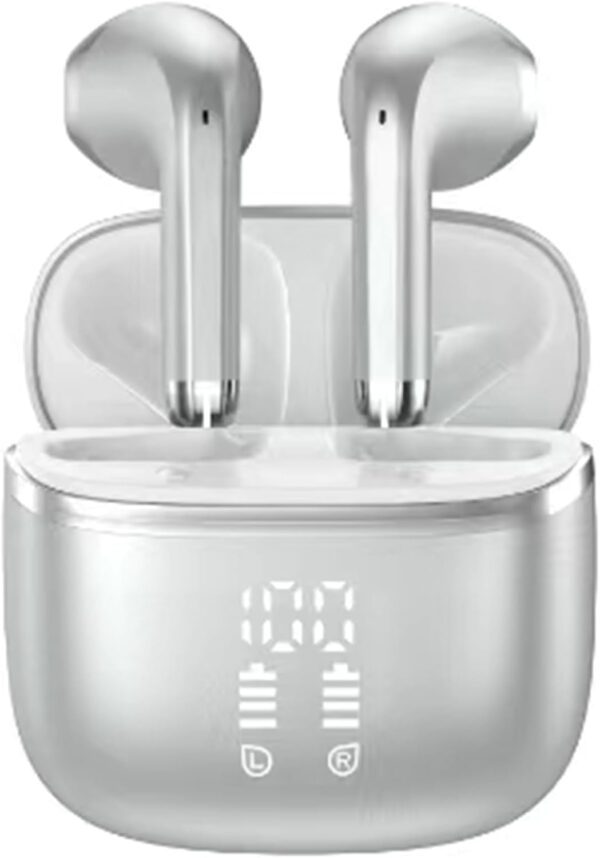 Wireless Earbuds, Bluetooth 5.4 Headphones with Deep Bass Stereo, in Ear buds with ENC Noise Cancelling Mics, 40H Playtime