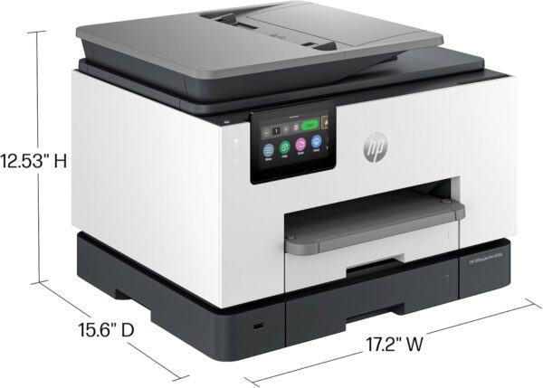 HP OfficeJet Pro 9135e All-in-One Printer, Color, Printer-for-Small Medium Business, Print, Copy, scan, fax, Wireless 3 months - Image 5