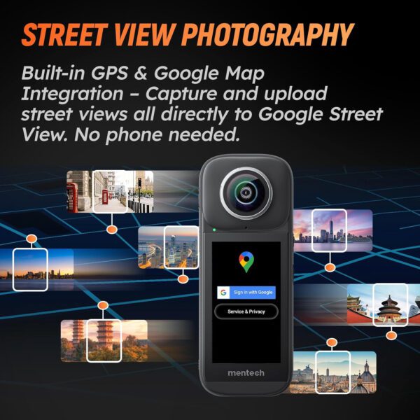 PanoX V3 Waterproof 8K 360 Action Camera, 12K 360 Photo, 5 Seconds Transmission, in-Camera Editing, Invisible Selfie Stick - Image 8