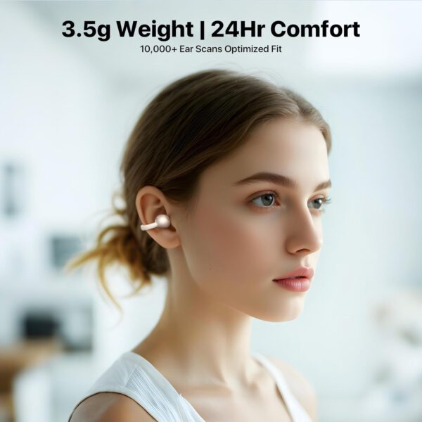 AI Translator Earbuds，Real Time 3-in-1 Translation Earbuds 144 Languages & Accents，Open-Ear Clip-On Design for Travel, - Image 17