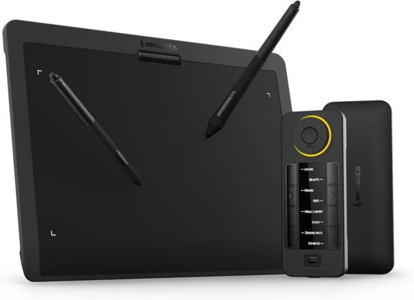 XENCELABS Drawing Tablet Bundle, Computer Graphic Tablets with 40 Customizable Quick Keys, 12" 8mm Ultrathin Pen Tablet with 2 - Image 9