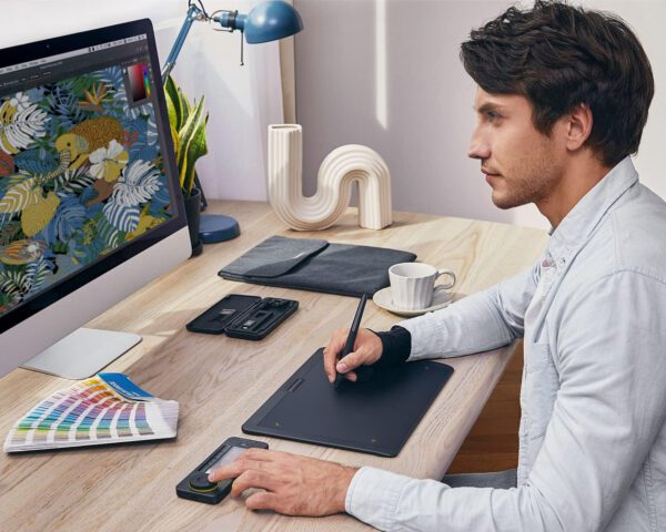 XENCELABS Drawing Tablet Bundle, Computer Graphic Tablets with 40 Customizable Quick Keys, 12" 8mm Ultrathin Pen Tablet with 2 - Image 14